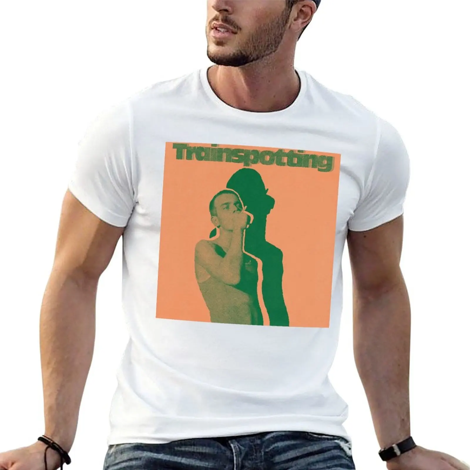Trainspotting Halftone T-Shirt essential t shirt custom shirt mens vintage t shirts