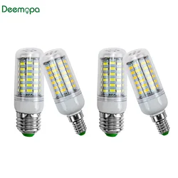 LED Lamp E27 E14 AC 220V 230V 5730SMD LED Lights Corn Led Bulb 24 36 48 56 69 72LEDs Chandelier Candle Lighting Home Decoration