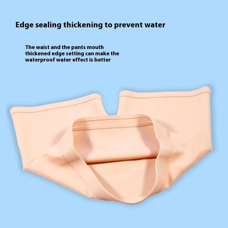 Silicone Swim Trunks Small Size Square Cut Swimming Underwear High Elasticity Quick Dry Pool Shorts High Elastic Colorful Beach