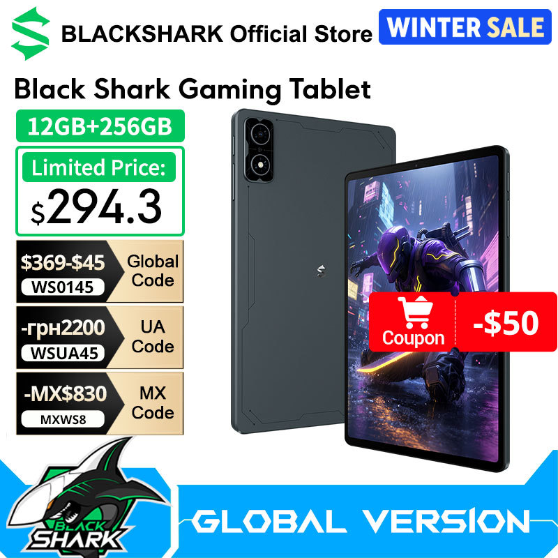  Global Version Black Shark Gaming Tablet  Equipped Qualcomm 8S Gen 3 8.8inch 144Hz Bluetooth 5.4 7300 mAh 