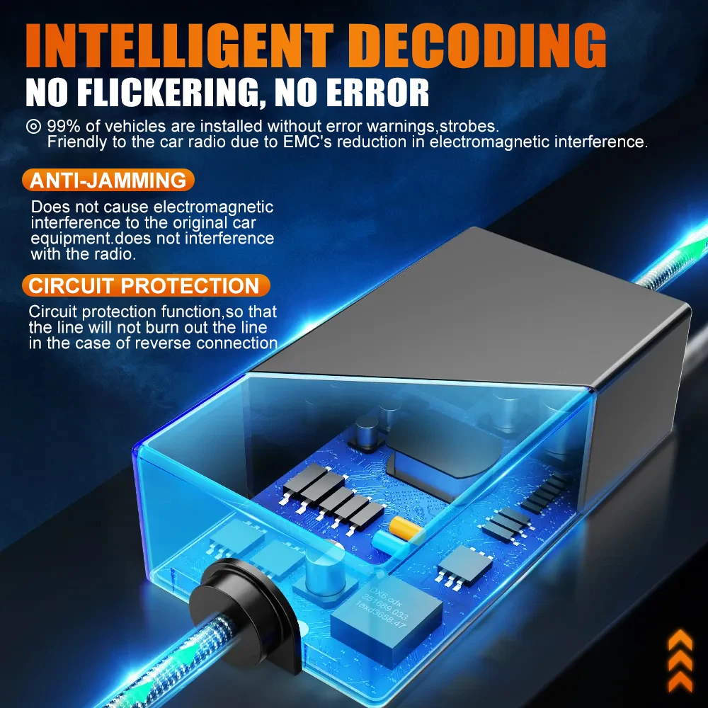 หลอดไฟหน้ารถยนต์ LED Canbus 18800000LM H4 9800W H7 H11 H1 9005 HB3 9006 HB4 Turbo ไฟหน้ารถยนต์อัตโนมัติ 12V 24V