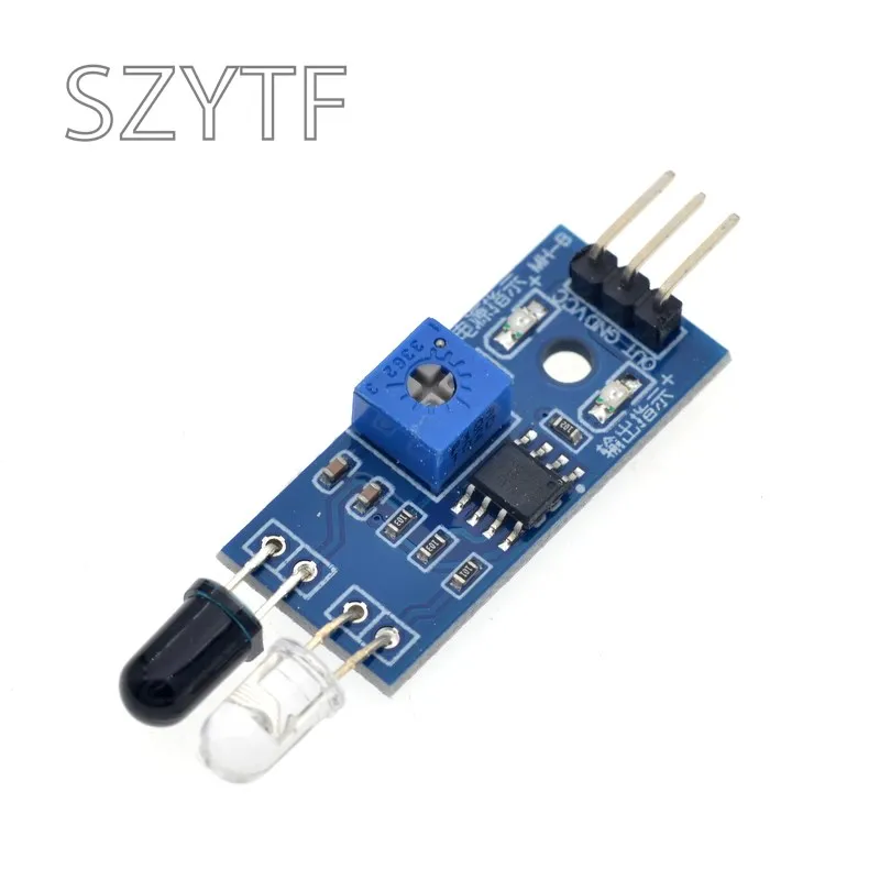 1PCS IR Infrared Obstacle Avoidance Sensor Module for Arduino Smart Car Robot 3-Wire Reflective Photoelectric