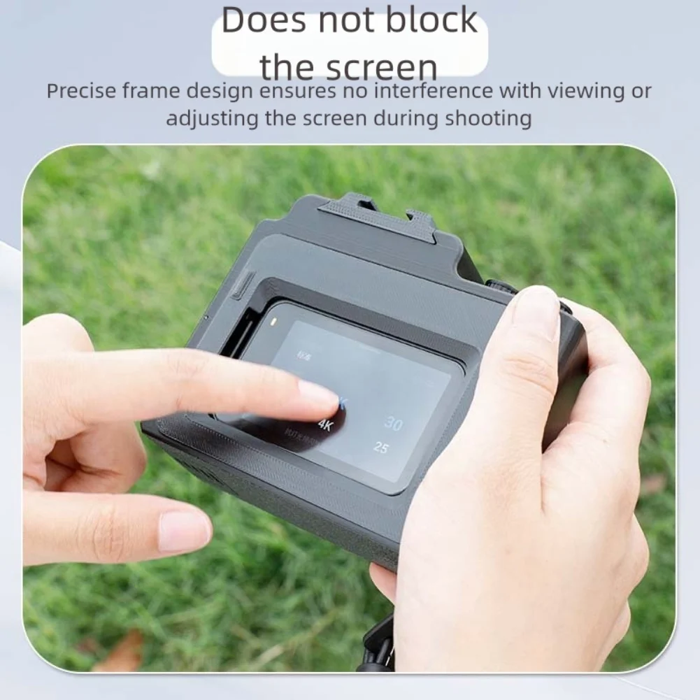 For Insta360Ace Pro 2 Modified Camera Handle ABS Grip Action Camera Modified Part Button Camera Handle Versatile Compatibility