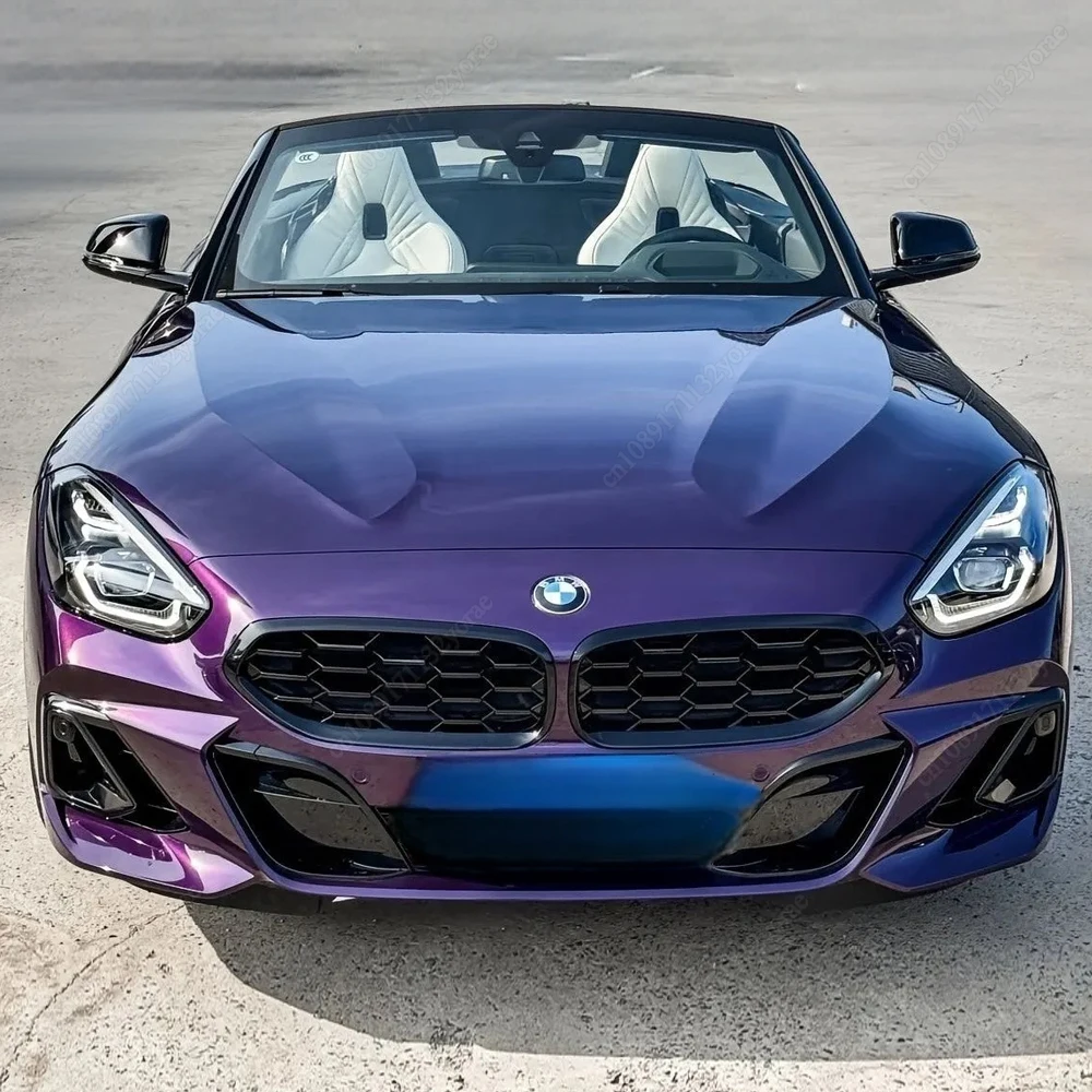 

Решетка радиатора для BMW Z4 G29 20i 30i M40i 2019-2026, глянцевая черная, с двойными линиями/полностью черная, в стиле «Метеор», аксессуары