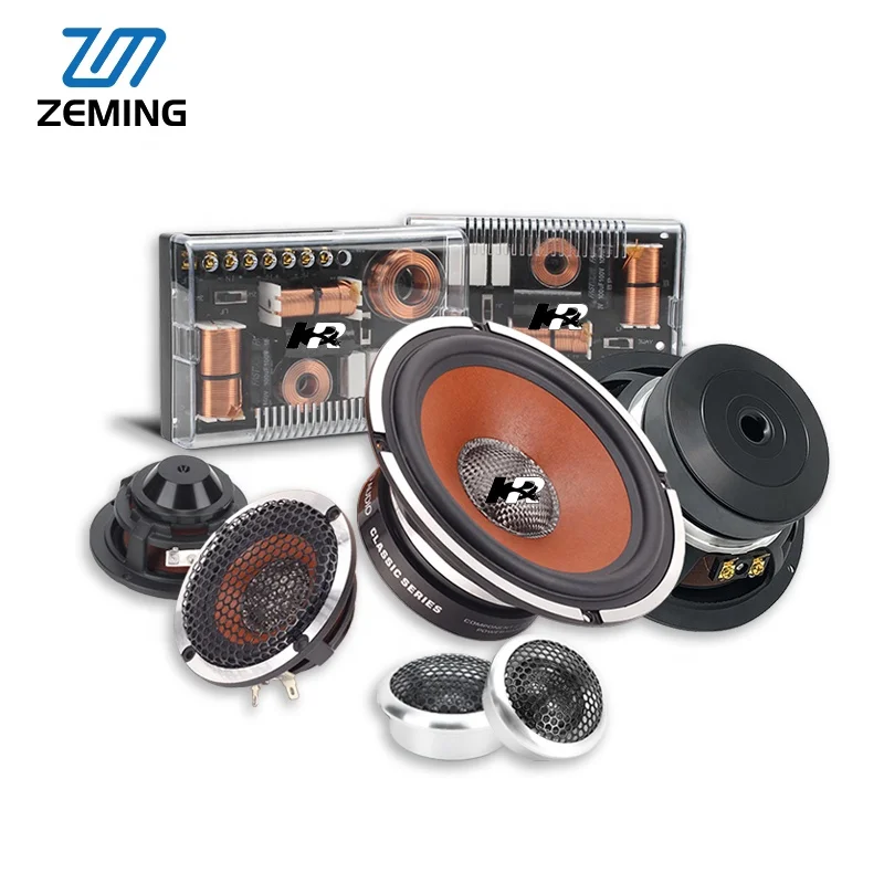 3-Way Car Audio Combined speaker sets with 2*RMS power 150W 6.5inch 95DB woofers & midrange & Neo. magnet tweeters & crossovers