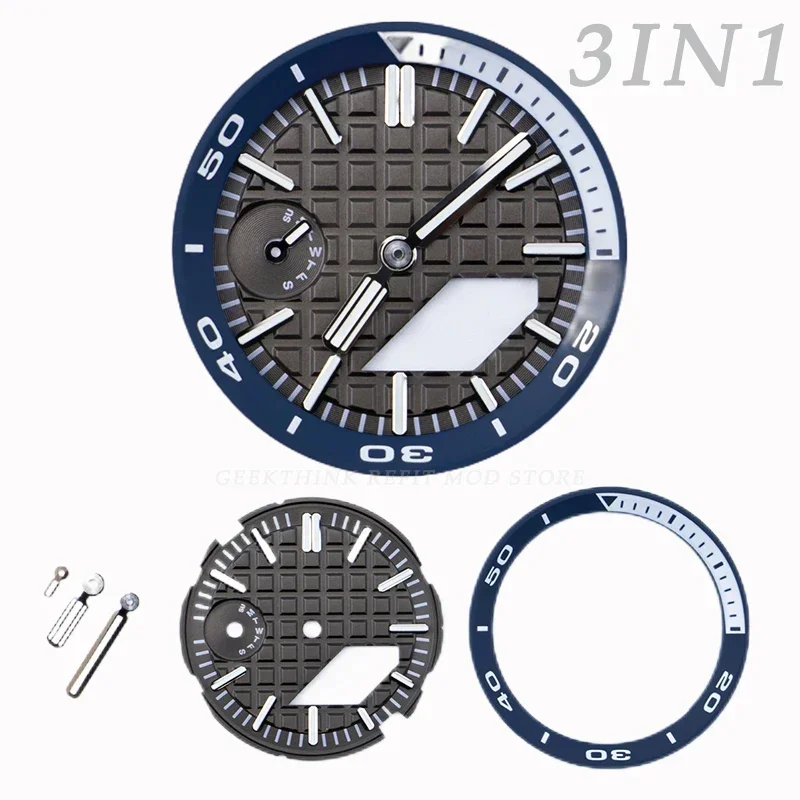 Modification Watch Dial For GA2100 GA2110 GA-2100 Luminous Hands Watch Part Dial 3in1 For GA-2110 Set Hour Marker DIY Watch Dial