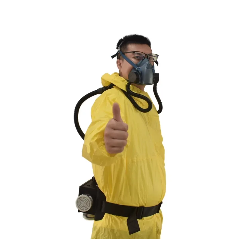 

Mask forced air supply, respirator, gas mask spray paint chemical, dust and gas filter