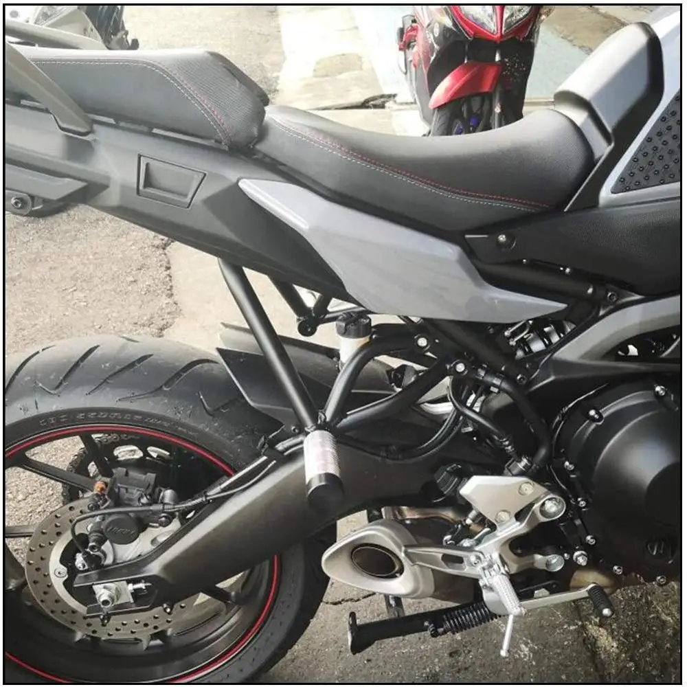 Barra de choque delantera y trasera, protector de motor, subjaula de acrobacias, clavija de pasajero para Yamaha MT09, FZ09, MT, 09 FZ, Tracer MT-09, 13, 2014, 2015, 2016