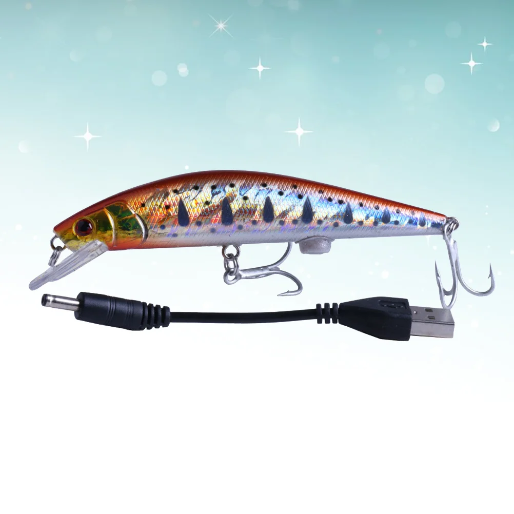 

Artificial Lures Fish Bait Fishing with USB Charge Accessories Electric Attractive