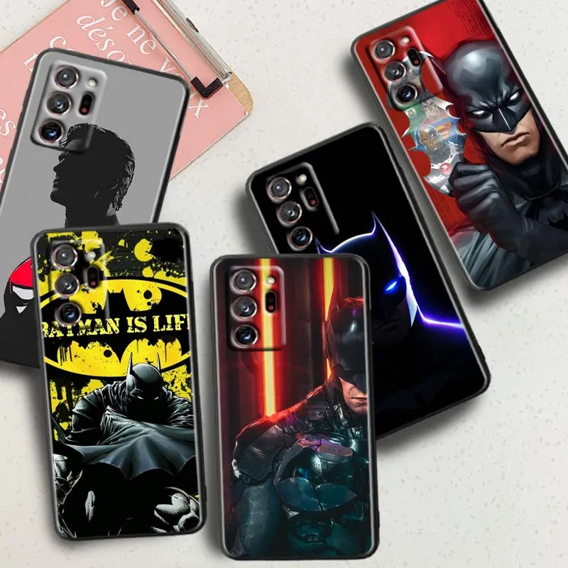 

B-Batmans S-Supermans Cool For Samsung A42 A41 A35 A34 A33 A32 A25 A24 A23 A21s A04 A03 Note 20 Ultra 5G Black Phone Case