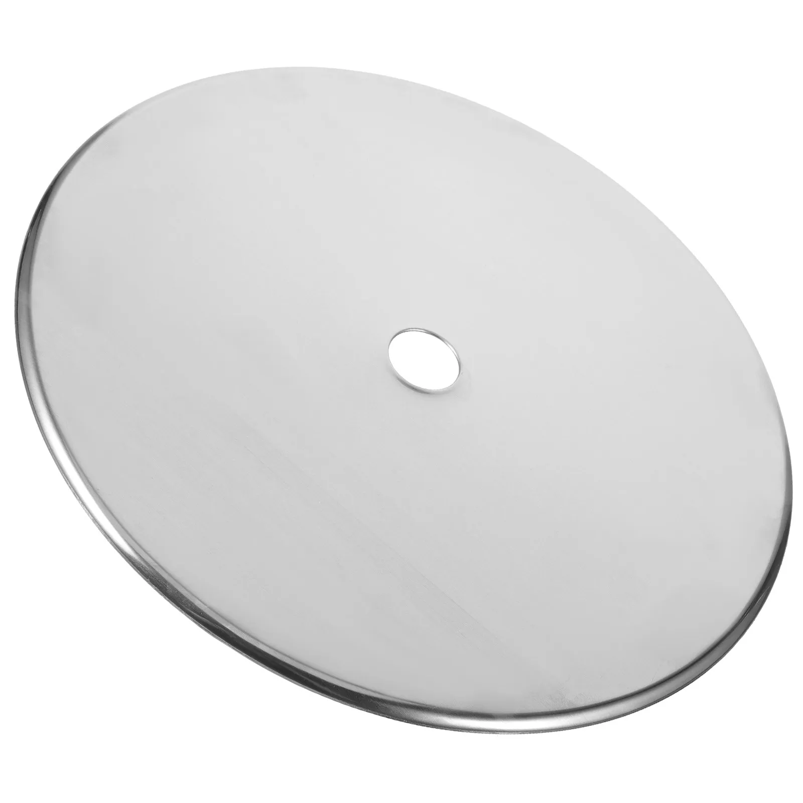 Induction Cooker Sinking Ring 32.8cm Thickened Stainless Steel Anti-Overflow Hot Pot Table Repair Hole Induction Plate Adapter