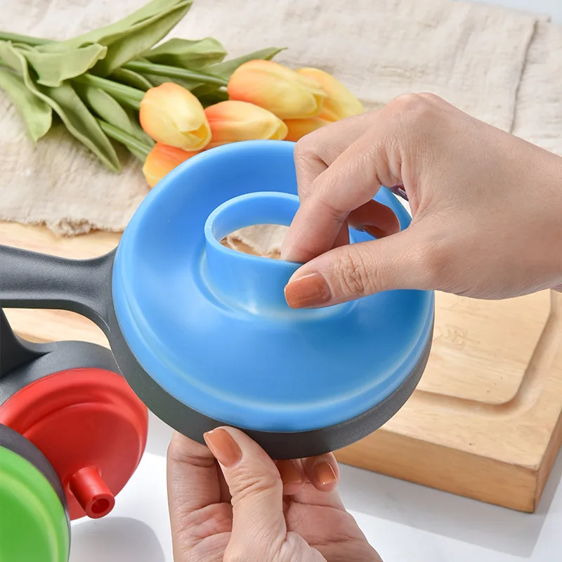 3Pcs/Set Kitchen Funnel Canning For Filling Bottles Jam With 3 Sizes Transfer Mason Jar Liquid Powder Home Wide Mouth