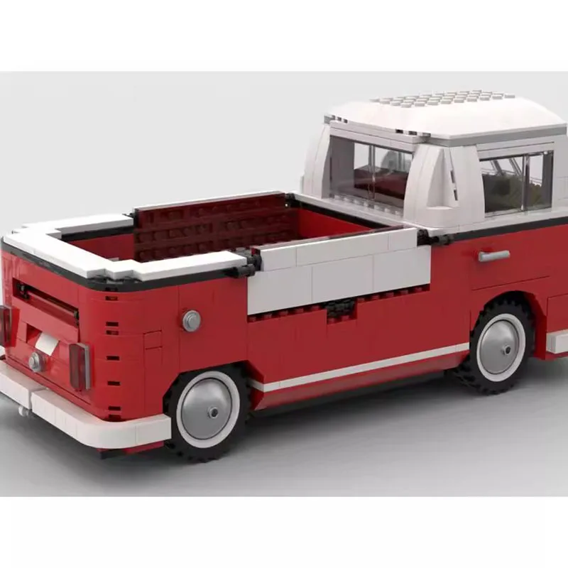 MOC ピックアップ トラック クリエイティブ パズル ビルディング ブロック モデルのおもちゃ