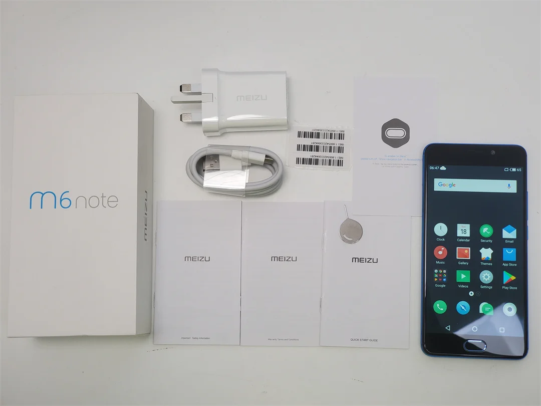 Смартфон Meizu M6 NOTE, восемь ядер, экран 5,5 дюйма, 4 Гб + 64 ГБ