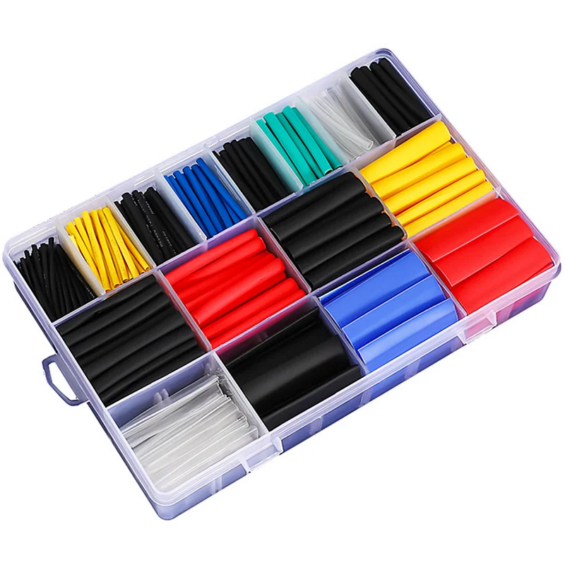 2:1,Heat Shrink Tubing,127-850 PCS,Insulated Polyolefin Sheathed,Electronic DIY Kit,Electrical Connection Tubing,Cable Sleeves