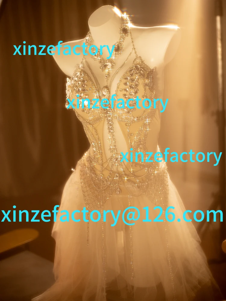 

Customization dj performance clothes one-piece corset performance clothes