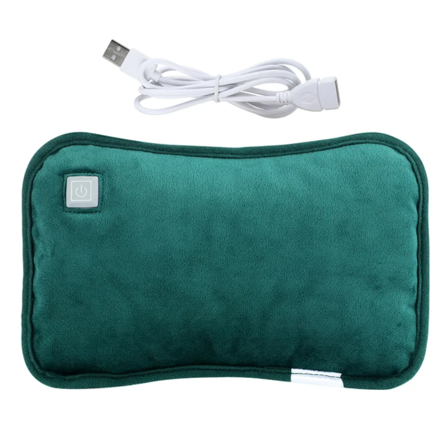 Hand Warmer USB Winter Heater Soft Flannel Washable Foot Hand Warming Bag Pocket Belly Heating Pad   Office