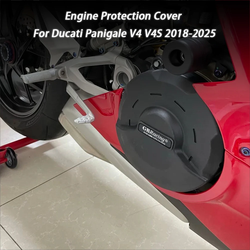 

Motorcycle Engine Cover Protection For Ducati Panigale V4 V4S 2018-2025 Models Guard