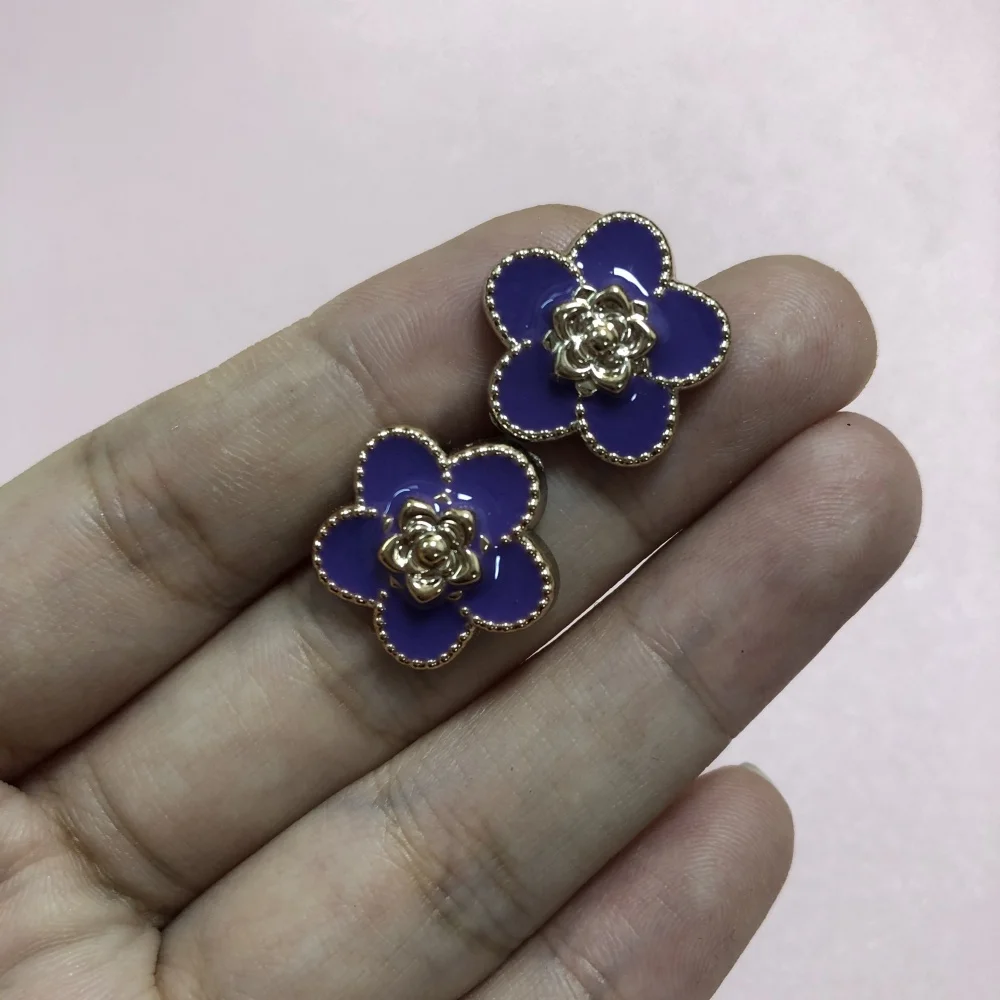 10 pçs gradiente vermelho rosa azul amarelo roxo amor strass cinco pétalas flor arco resina plana volta encantos lixo caso do telefone decoração
