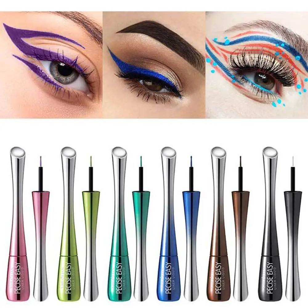 

Colorful Colorful Liquid Eyeliner Waterproof Quick-dry Liquid Eyeliner Pen Long-lasting Smooth Fluorescent Eyeliner