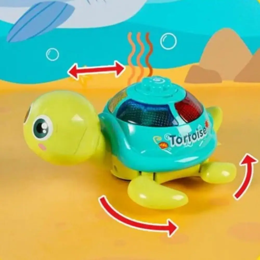 

Plastic Musical Crawling Turtle Simulation Interactive Lay Eggs Turtle Oys Ornament Early Education Musical Turtle Toddlers