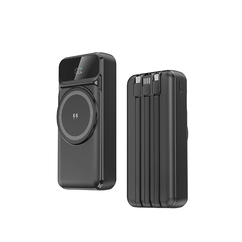Magnetic Power Pack Safe Fast Charging 22.5w Wireless Portable Charger Power Pack 20000mAh