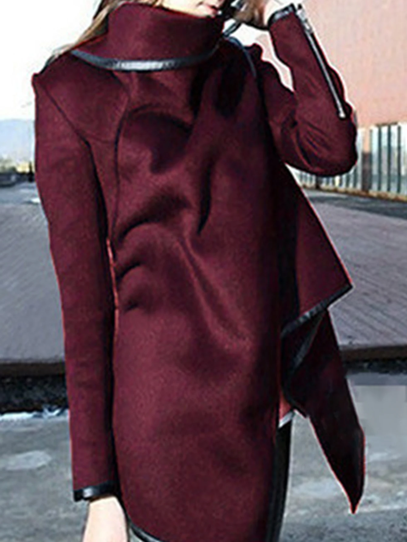 

Women's Winter Fashion Coat Comfortable Decent Plain Open Front Long Sleeve Street Daily Outerwear