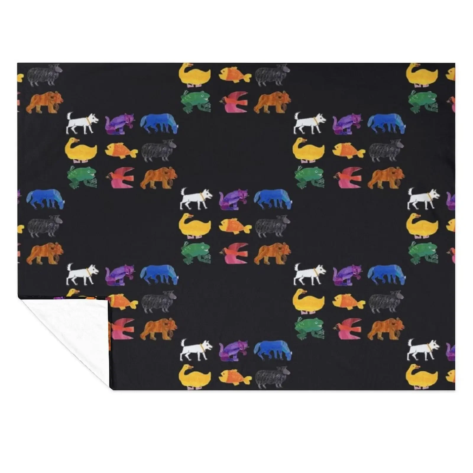

Eric Carle Animals Throw Blanket Kid'S Tourist Stuffeds blankets ands Blankets