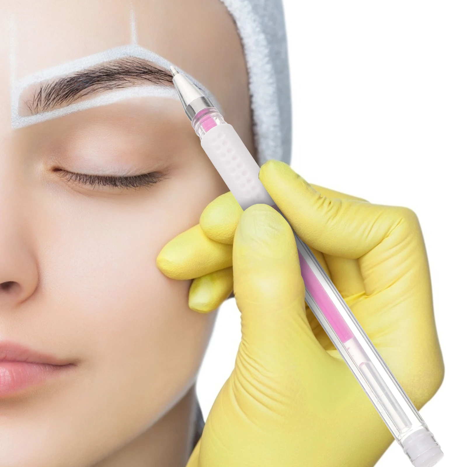 

Marker Pen Eyebrow Pencil Stencil Kit Tattoo Skin Markers Mapping Pens Beauty