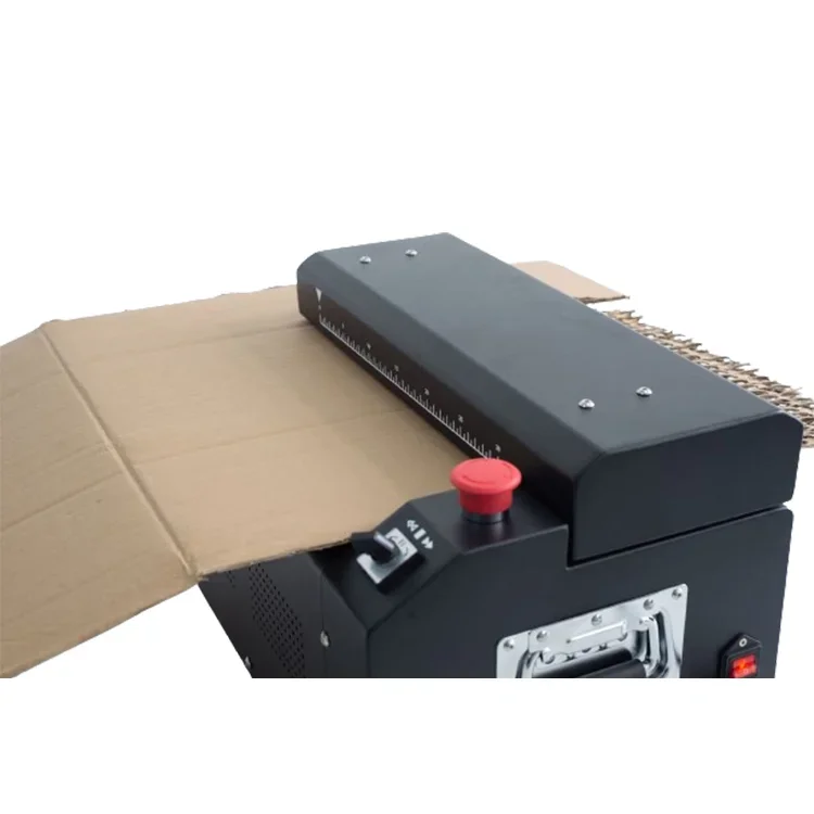 Boxes Shredder Cutting Carton Pe   orators Machine for Cushion,Cardboard Recycling Machine