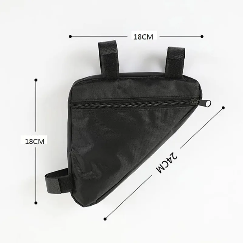 Mountain Bike Triangle Bag, Front Bike Frame Storage Bag Phone Bag, Hand, Road Bike Triangle Bag Waterproof Bag Flashlight Pouch