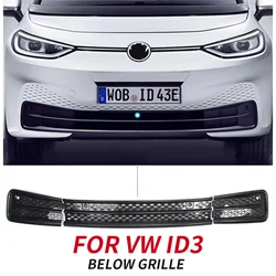 For VW ID3 Below Grille ABS Insect Control Front Body Refit Styling Kit Car Accessories 2021 2022 2023