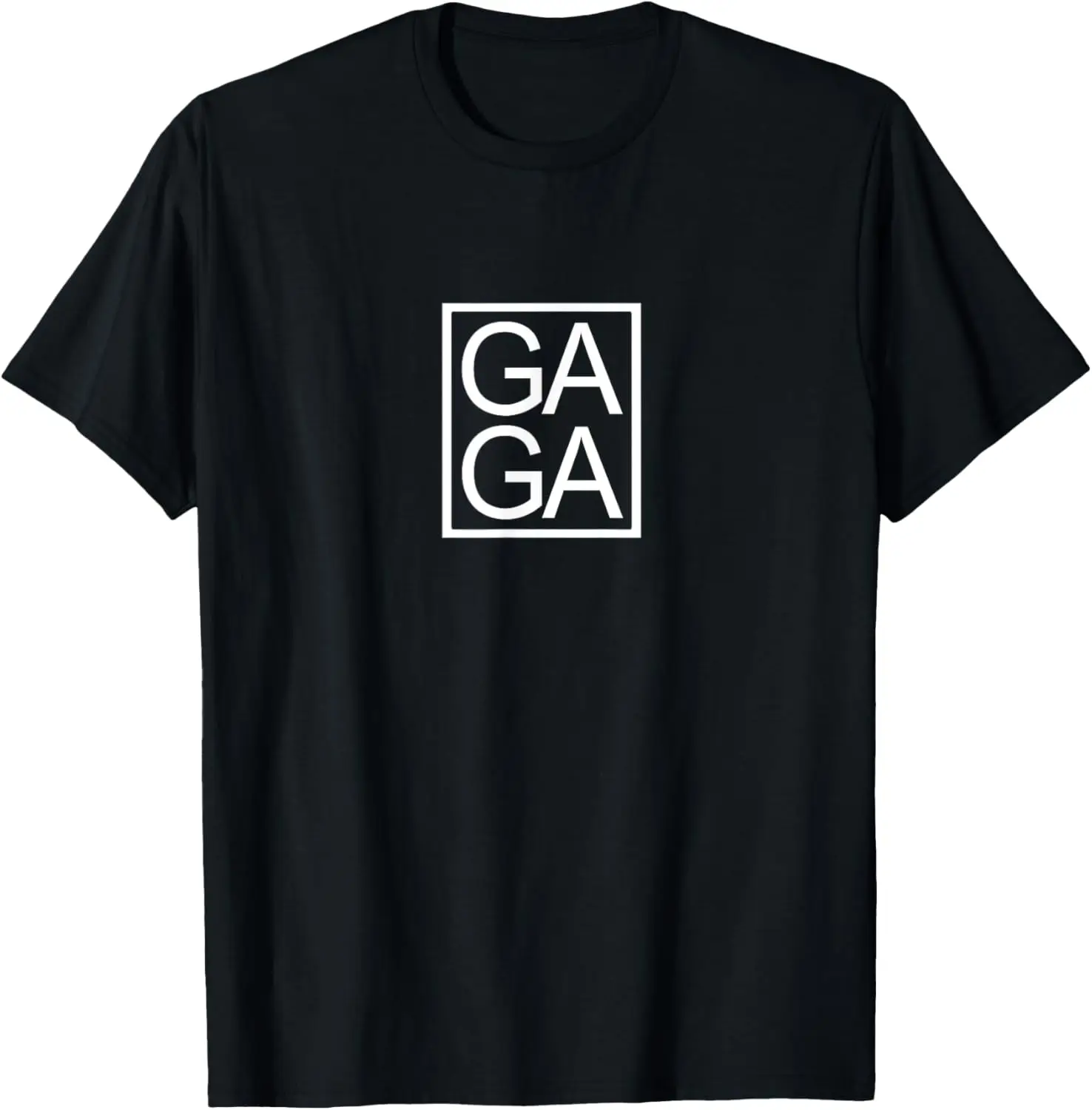 GAGA Novelty Graphic Tee - GA GA Minimalist Typography Gift T-Shirt