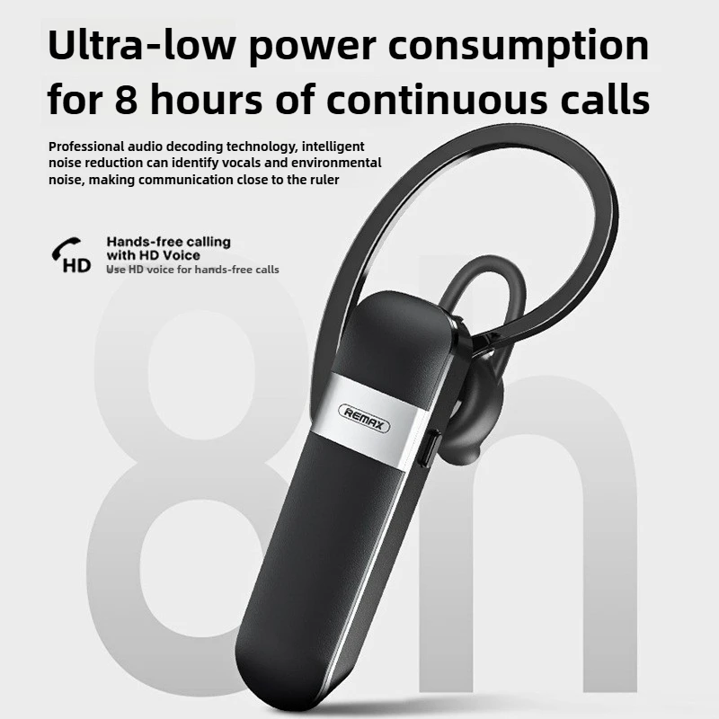 Remax TWS 5.0 ワイヤレスステレオスポーツ Bluetooth イヤホン HIFI サウンド耳掛けノイズリダクションハンズフリーロングスタンバイ