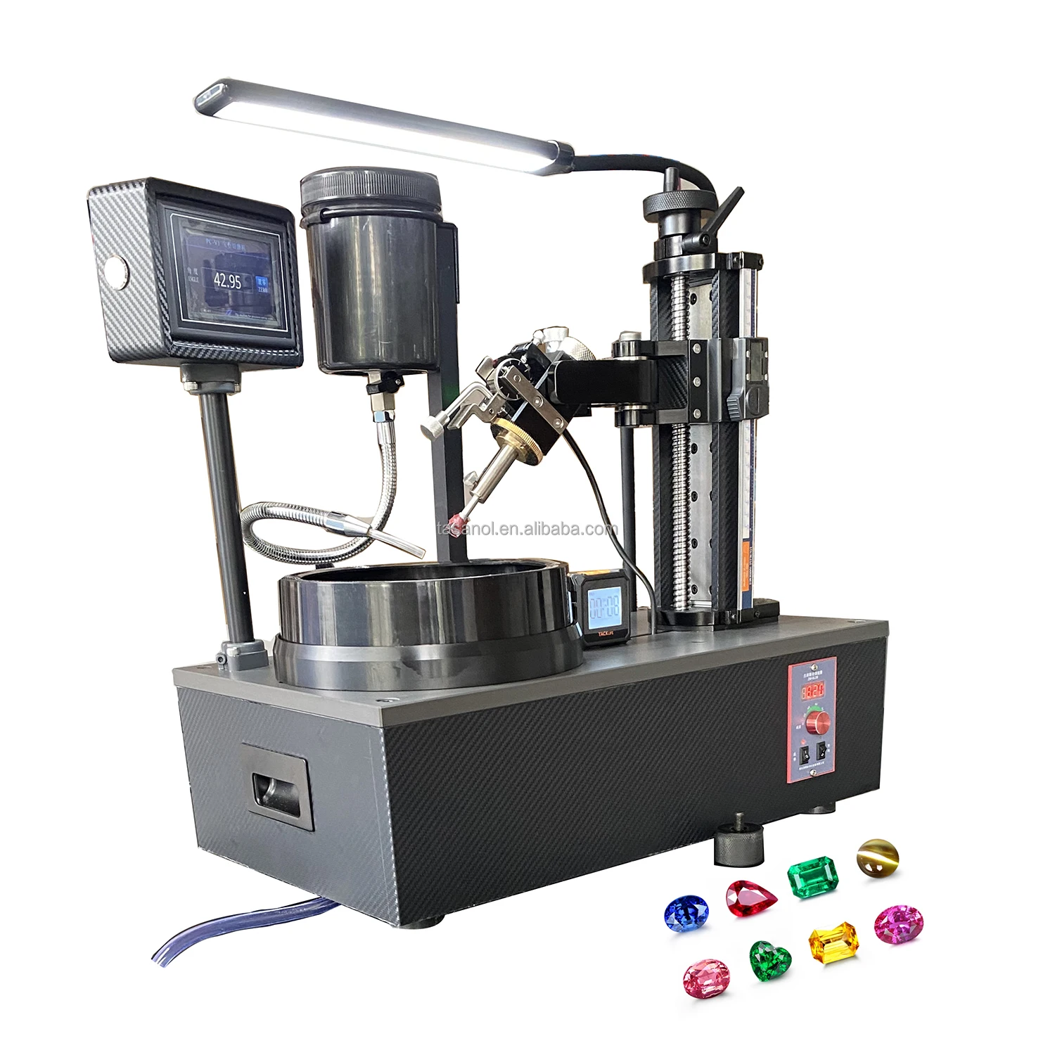 Facet Machine Gemstone Cutting - آلة قطع الأحجار الكريمة عالية الدقة