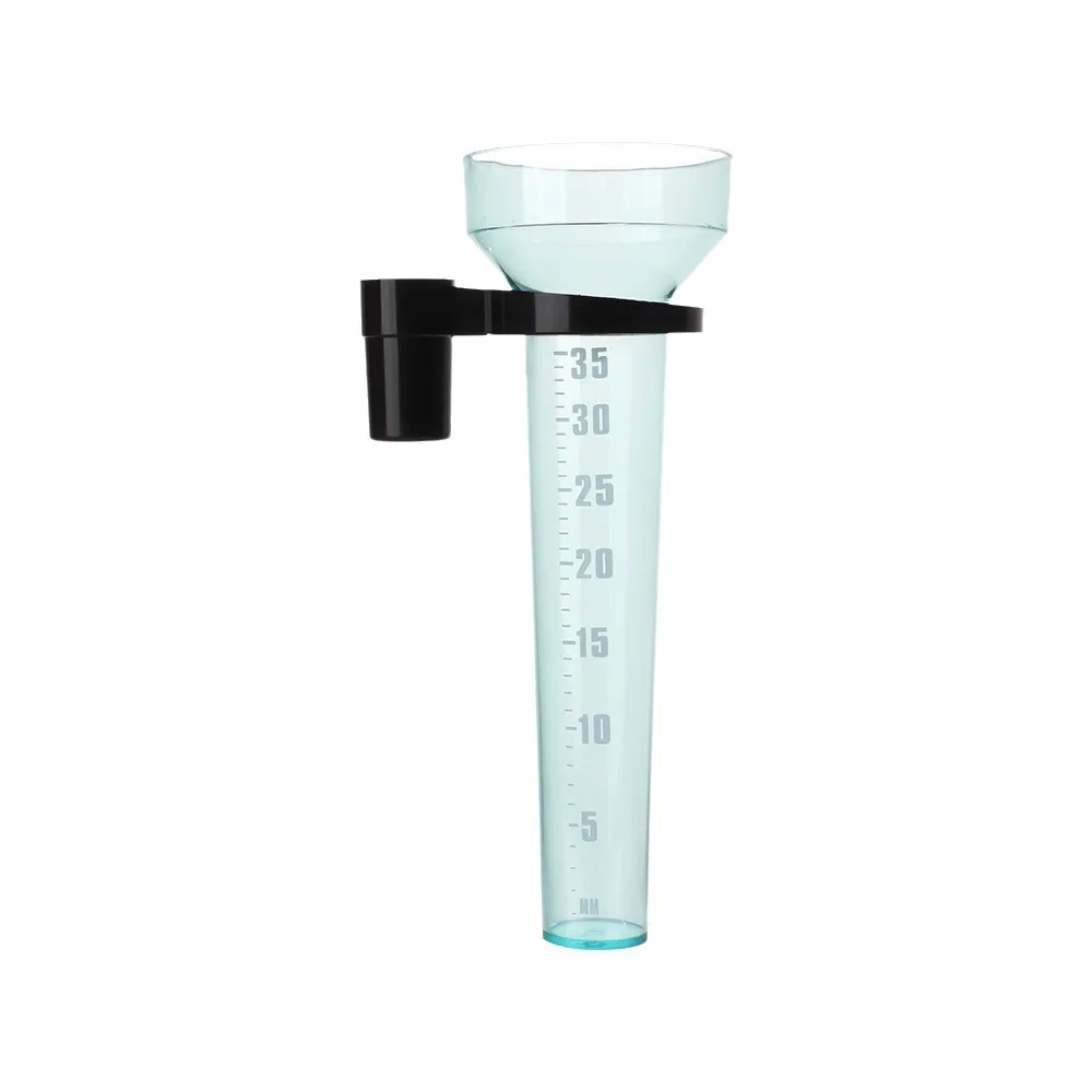 Portable Gardening Rainwater Meter Plastic Transparent Rain Measurement Tool with Scale Manual Measurement Rain Gauge Cup