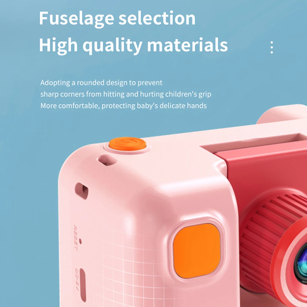 Kids Thermal Print 1080P HD Camera Instant Print Photo Toy Camera Small Toddler Camcorder Kids Toys For Girl Boy Christmas Gifts