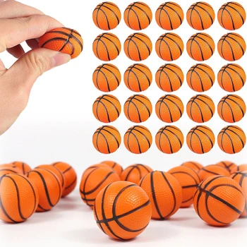 2/5/10 adet Mini Basketbol Parti Squishy Mini Stres Topu Şekeri Basketbol Spor Kabarık Stres Topları Okul Ödül Fidget Oyuncaklar