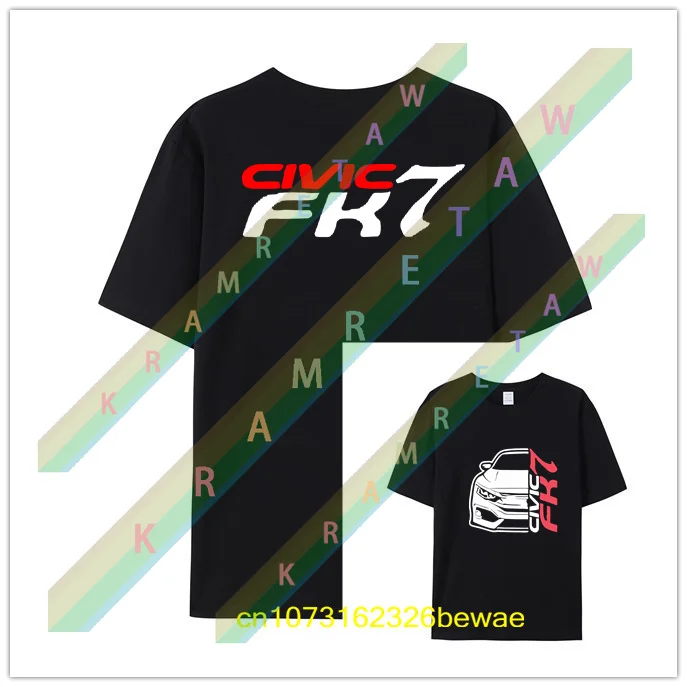 

Civic FK7 Loop One Car Black Heavy Cotton Size S-4XL T-shirt
