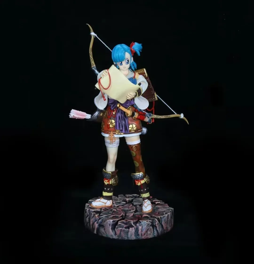 Figura de acción de Anime LK Bulma, Figura de Dragon Ball Gk Samurai Bulma, modelo de estatua de PVC, decoración de colección, juguetes de regalo, 29CM