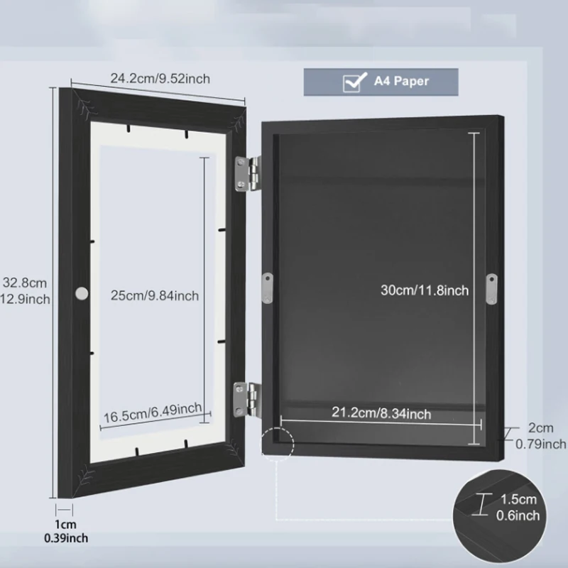Magnetic Flip A4 Art Storage Frame 6