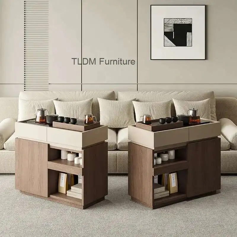 

Nordic Storage Coffee Table Beauty Trendy Exquisite Glamour Side Table Space Saving Mesa De Centro Sala Living Room Furniture