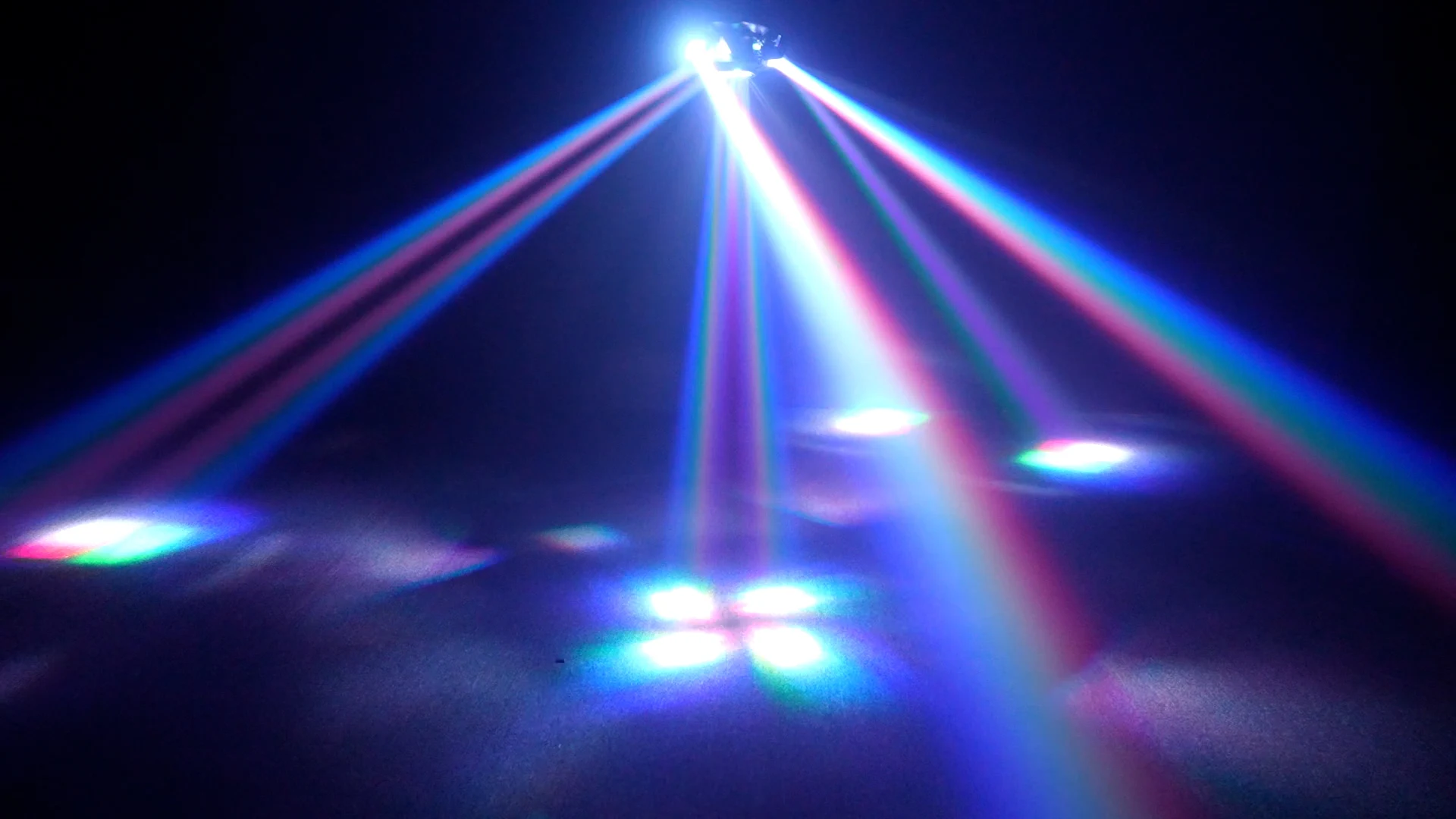Fernbedienbare Moving-Head-Lichtanlage mit 6 Armen, RGBW-Beam, Strobe, Laser, DMX512-Bühnenbeleuchtung für DJ, Disco, KTV – Detail 18