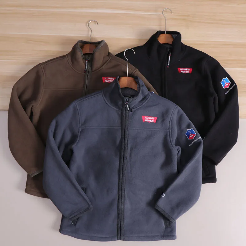 

Thiened Winter Jaet Men's American Sle Faux Lamb Velvet Stand Collar Fluffy Cotton Coat Youth Polyester Fiber Long Sve