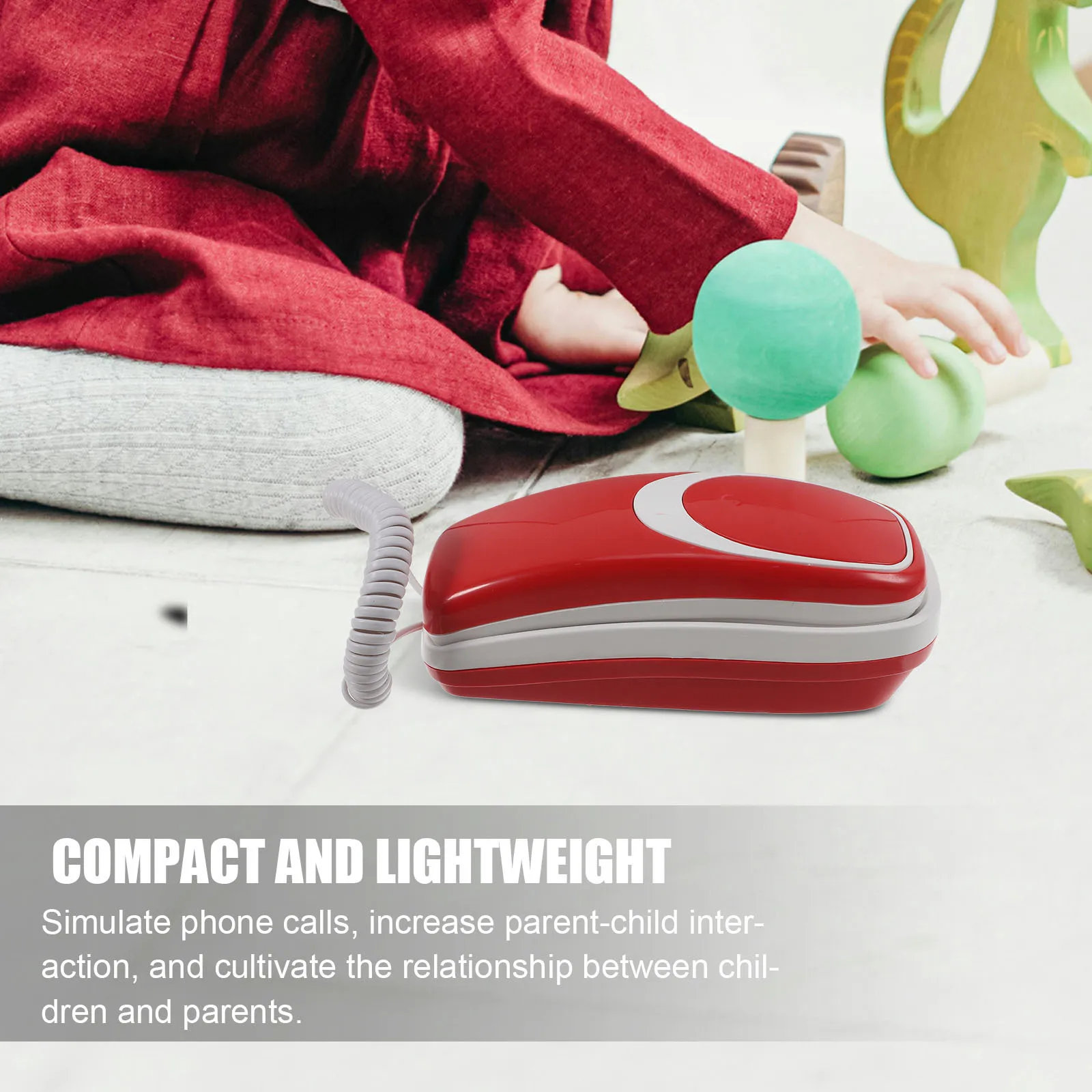 어린이 교육용 전화기 모의 놀이 전화기 유아용 핸드 브레인 코디네이션 인터랙티브 학습 장난감