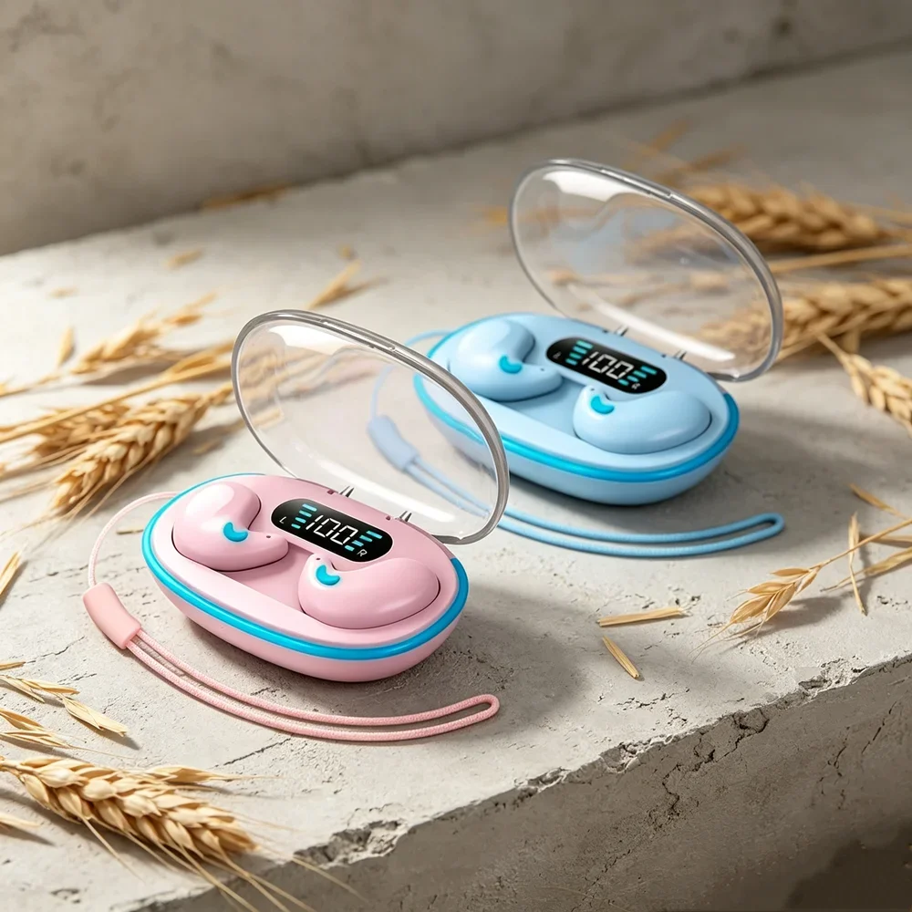 Bluetooth Headphones Wireless Headset Wireless Earbuds Magnetic Bluetooth Earphones Snap Together When Not in UseTo Prevent Loss