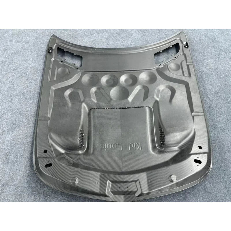 Car Part Dry Carbon BS Style Engine Cover Hood Bonnet for GT/GTS/GTC/GTR Peect Fitment