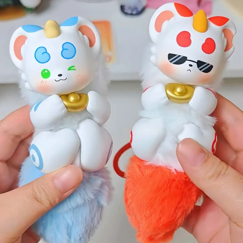 

Genuine Fabulous Beasts Divine Beasts Offer Treasures Series Blind Box Pendant Cute Doll Figurine Bag Decoration Ornament Gifts