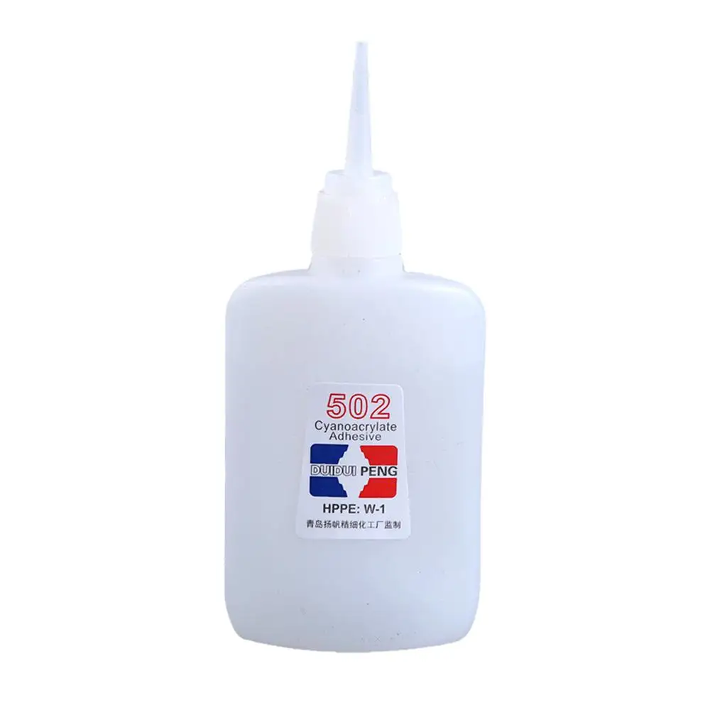 502 Super Glue Instant Quick Dry Cyanoacrylate Strong Glue Adhesive DIY Fast Metal Office Bond Supplies Rubber Quick Leathe W6G6