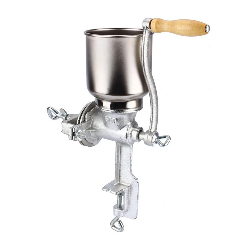 Manual hand home large walnut peanut corn flour mill tinned iron mill grain grinder herbs grinding machine spice grinder